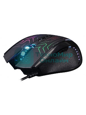 Мышь проводная A4Tech X87 черный, 2400 dpi, USB, кнопки - 8