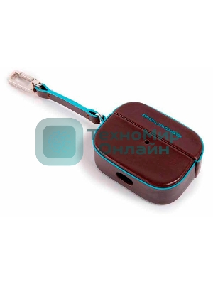 Чехол для наушников Piquadro Blue Square AC5308B2/MO коричневый натур.кожа