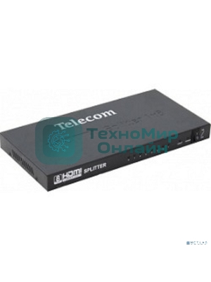 Разветвитель HDMI 1=>8 Telecom  <TTS5030>, каскадируемый , 1.4v+3D