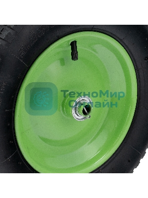 Тачка садовая Сибртех 2-х колесная, грузоподъемность 120 кг, объем 65 л