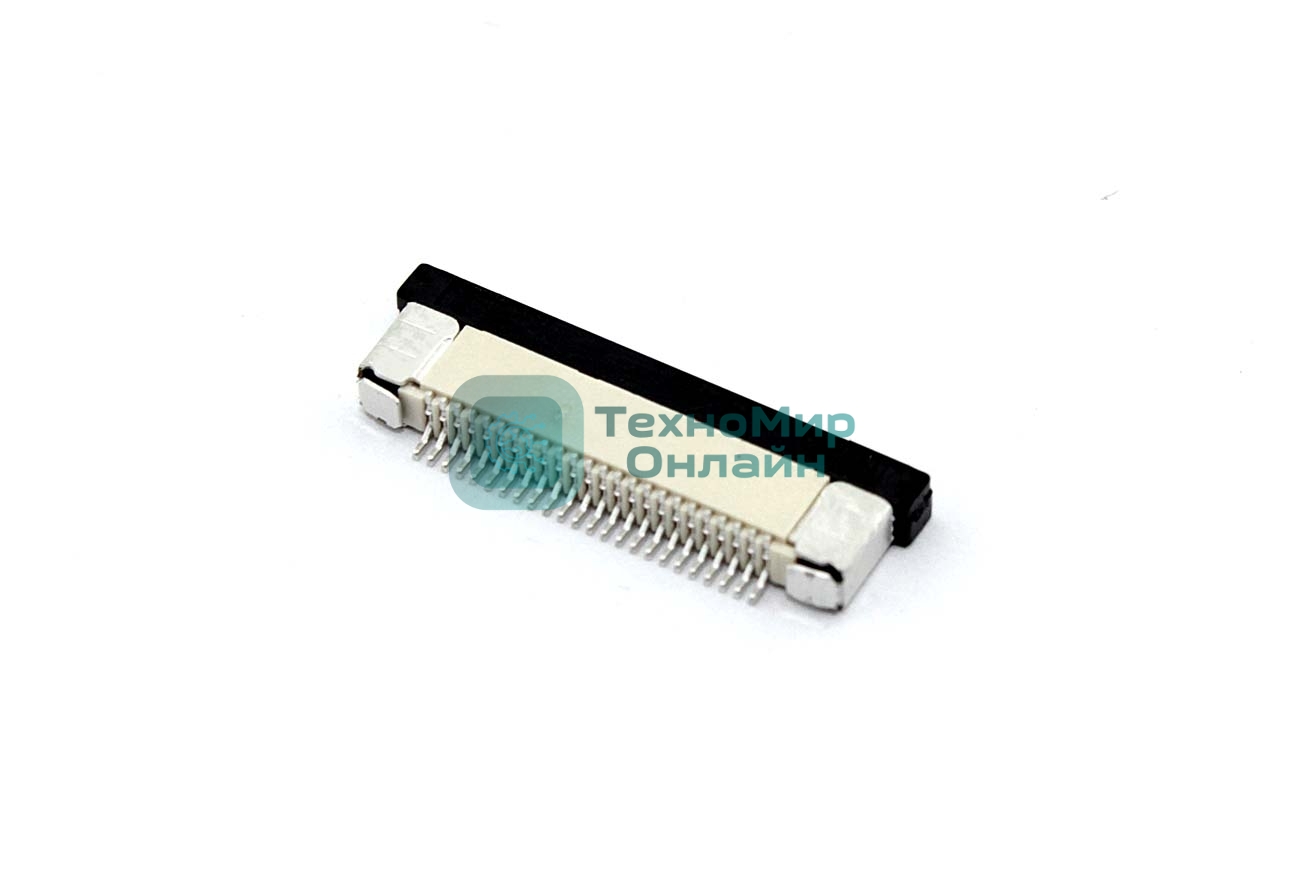 Разъем FPC Half Coverage Bottom Contact 0.5K-BX-24PWB 24 pin высота 2мм шаг 0,5мм