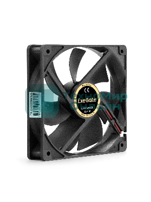 Вентилятор 12В DC ExeGate EX12025H2P (120x120x25 мм, Hydraulic bearing (гидродинамический), 2pin, 1500RPM, 25dBA)
