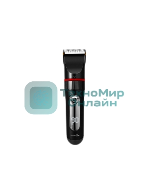 Машинка для стрижки волос Centek CT-2101 черный 3 Вт, LED, Li-Ion1200 до 3 часов, USB зарядка, 6 насадок