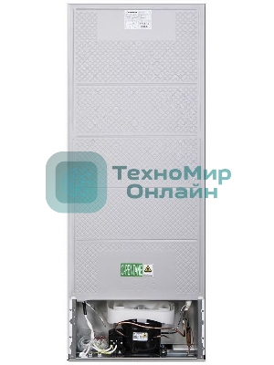 Холодильник Maunfeld MFF144SFW белый глянц. двухкамерный 154/52л морозилка снизу, ручная разморозка