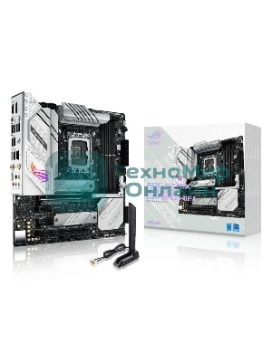 Материнская плата ASUS ROG STRIX B760-G GAMING WIFI, LGA 1700, Intel B760, 4xDDR5, 4xSATA, 2xM.2, 1xPCIe 5.0 x16, 1xPCIe 4.0 x4, 1xHDMI, 1xDP, 1x 2.5Gb LAN, 1xUSB-A 3.2 Gen 2, 2xUSB-A 3.2 Gen 1, 4xUSB-A 2.0, 1xUSB-C 3.2 Gen 1, 1xUSB-C 3.2 Gen 2x2, 5x3.5 мм, 7.1, mATX
