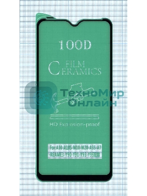Керамическая пленка (стекло) для Samsung M20 черный