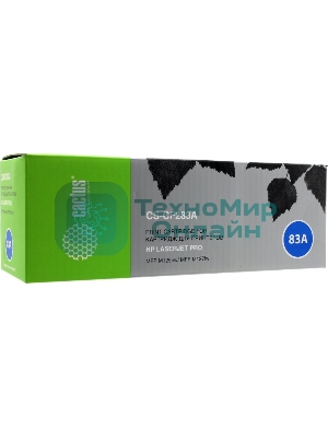 Картридж лазерный Cactus CS-CF283A черный (1500 стр.) для HP LaserJet Pro MFP M125nw, MFP M127fw