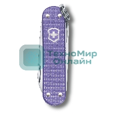 Нож перочинный Victorinox Classic Electric Lavender (0.6221.223G) 58мм 7 функций карт.коробка
