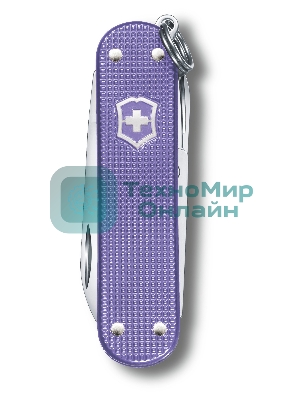 Нож перочинный Victorinox Classic Electric Lavender (0.6221.223G) 58мм 7 функций карт.коробка