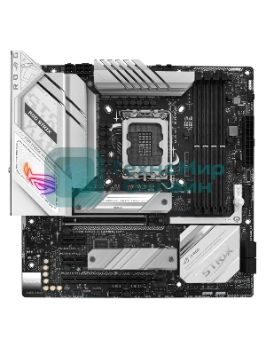 Материнская плата ASUS ROG STRIX B760-G GAMING WIFI, LGA 1700, Intel B760, 4xDDR5, 4xSATA, 2xM.2, 1xPCIe 5.0 x16, 1xPCIe 4.0 x4, 1xHDMI, 1xDP, 1x 2.5Gb LAN, 1xUSB-A 3.2 Gen 2, 2xUSB-A 3.2 Gen 1, 4xUSB-A 2.0, 1xUSB-C 3.2 Gen 1, 1xUSB-C 3.2 Gen 2x2, 5x3.5 мм, 7.1, mATX