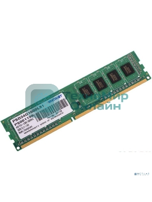 Оперативная память Patriot Signature, DDR3L, 4GB (1x4 GB), 1600 MHz, CL11, DIMM