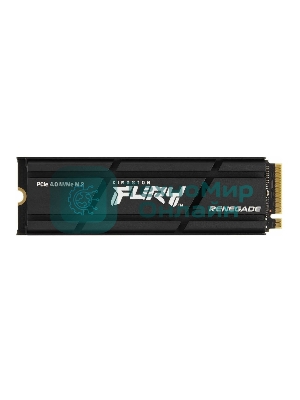Накопитель SSD Kingston Fury Renegade, 4Tb, PCIe 4.0 x4, M.2 2280, NVMe, R/W 7300/7000, с радиатором