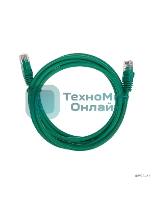 Патч-корд U/UTP Rexant cat.6, RJ45-RJ45, неэкранированный, 26AWG, LSZH, зеленый, 2 м