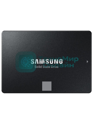 Накопитель SSD SAMSUNG 870 EVO 500Gb Наличие SATA 3.0 3D NAND Скорость записи 530 Мб/сек. Скорость чтения 560 Мб/сек. 2,5