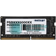 Оперативная память Patriot Signature, DDR4, 8GB (1x8 GB), 3200 MHz, CL22, SO-DIMM