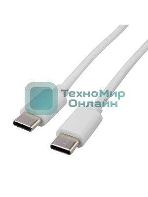 Кабель Rexant Type-C - Type-C 3A/1м/PVC/белый