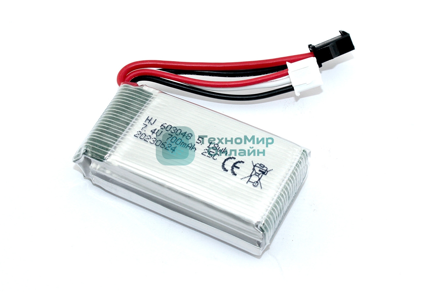 Портативный аккумулятор Li-Pol 7.4V 603048 700mAh SM