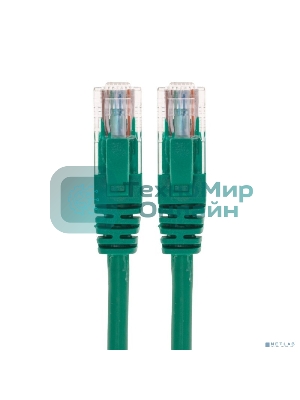 Патч-корд U/UTP Rexant cat.6, RJ45-RJ45, неэкранированный, 26AWG, LSZH, зеленый, 2 м