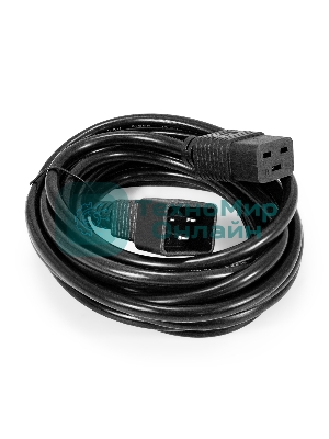 Кабель питания (UPS) ExeGate Special EC20-5S (IEC 320 C19->C20, 3*1.5мм2, CCA, черный, 5м)