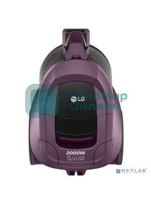 Пылесос LG VC5420NHTCW фиолетовый, 380/2000 Вт, уборка сухая, пылесборник контейнер 1.3 л