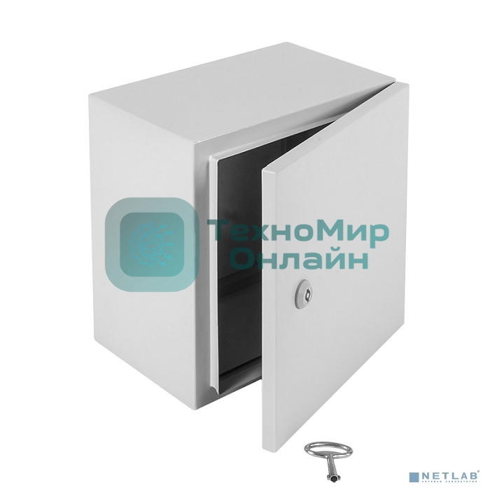 Шкаф электротехнический настенный Elbox EMW, IP66, 500х400х150 мм (ВхШхГ), дверь: металл, металл, серый