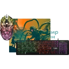 Комплект клавиатура+мышь Defender Tark C-779 проводной, USB, 2400 DPI, чёрный