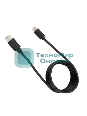 Кабель Rexant Type-C - Lightning 3A/1m/PVC/черный