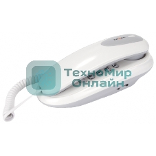 Телефон проводной teXet TX-236 светло-серый