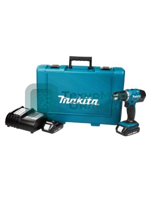 Дрель-шуруповерт Makita DDF453SYE, 18В, 1,5Ач, 42Нм, щеточный