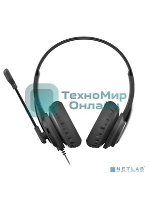 Гарнитура A4Tech HU-10 чёрный, проводная