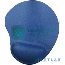 Коврик для мыши Buro гелевый, голубой, 230х205х25