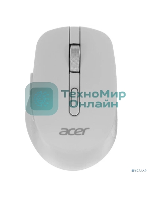 Мышь беспроводная Acer OMR310 светло-серый, 1600 dpi, радиоканал, Bluetooth, USB, кнопки - 7