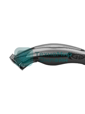 Машинка для стрижки волос Centek CT-2102 (черный/серый) 12 Вт, высококач.сталь, эргоном. дизайн, 4 насадки