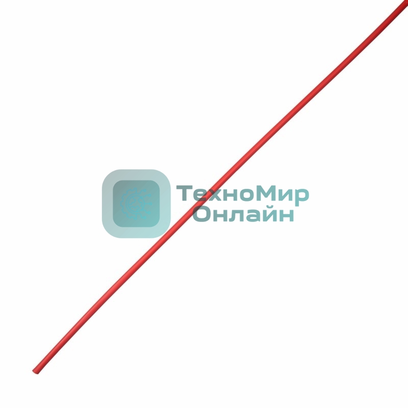 Термоусаживаемая трубка клеевая Rexant 9,0/3,0 мм, красная, упаковка 10 шт. по 1 м