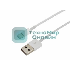 Кабель USB Rexant для iPhone 5/6/7 моделей ОРИГИНАЛ (чип MFI) 1 м белый