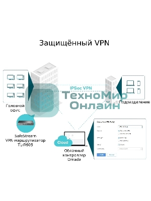 Роутер TP-Link SafeStream ER605 10/100/1000BASE-TX черный