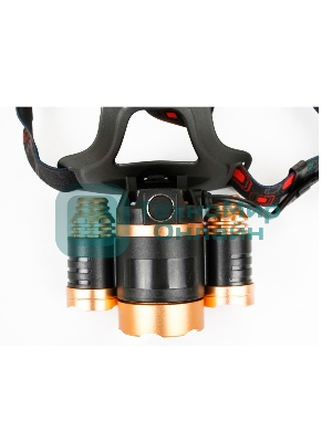 Фонарь налобный Ultraflash E1333 черный 4Вт лам.:светодиод. встроенный аккумулятор (13903)