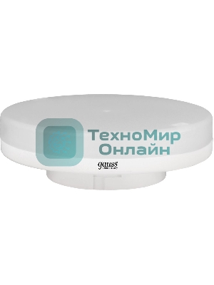 Лампа светодиодная Gauss Elementary GX53 6Вт цок.: GX53 таблетка 220B 4100K св. свеч. бел. ней. (упак.: 10 шт)