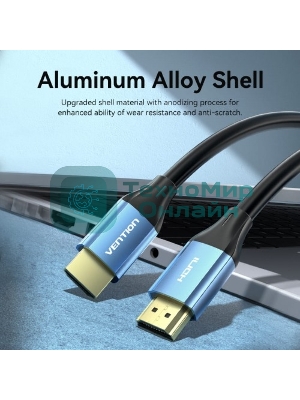 Кабель Vention HDMI High speed v2.0 with Ethernet 19M/19M - 8м