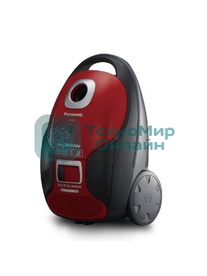Пылесос Panasonic MC-CJ915R красный, 380 Вт/2100 Вт, уборка сухая, пылесборник мешок 6 л