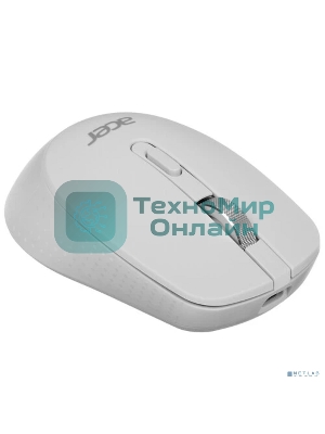 Мышь беспроводная Acer OMR310 светло-серый, 1600 dpi, радиоканал, Bluetooth, USB, кнопки - 7