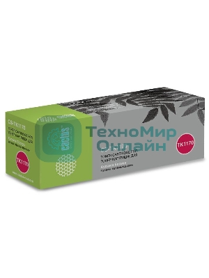 Картридж лазерный Cactus CS-TK1170 черный (7200 стр.) для Kyocera Ecosys M2040dn/M2540dn/M2640idw