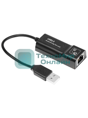 Переходник Greenconnect Адаптер USB 2.0 -> Ethernet RJ-45, USB 2.0 -> Ethernet RJ-45 GCR-LNU202