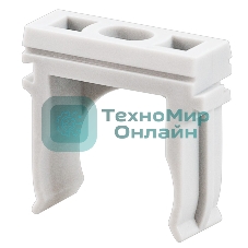 Крепеж-клипса для труб Rexant, Ø32 мм, серая, 100 шт./уп.