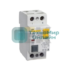 Выключатель дифференциального тока (УЗО) IEK MDV10-2-025-100 ВД1-63 2Р 25А 100мА IEK