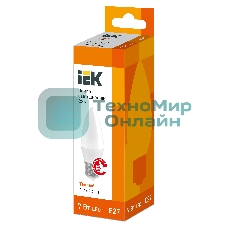 Лампа светодиодная IEK LLE-C35-7-230-30-E27 ECO C35 свеча 7Вт 230В 3000К E27