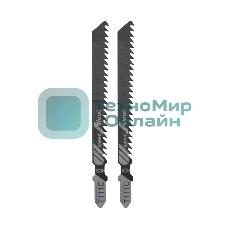 Пилка для электролобзика Kranz 100 мм 8 з/д 5-60 мм T111C (2 шт./уп.) (дерево)