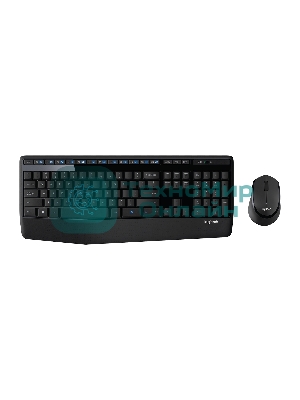 Комплект клавиатура+мышь Logitech MK345 беспроводной, USB, 1000 DPI, чёрный/серый