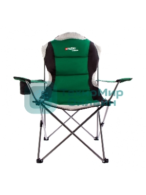Кресло складное Palisad Camping с подлокотниками и подстаканником 60x60x110/92 см