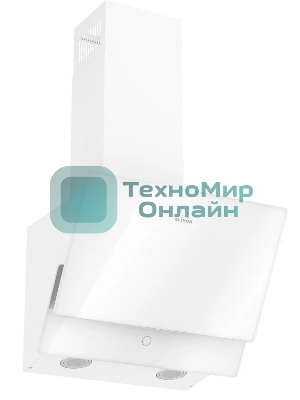 Вытяжка наклонная Elikor Vertex WH 50 белый, 50 см, 750 куб. м/ч, 56 дБ